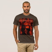 T-SHIRT ROUGE SACRÉ DU FEU DE SERMENT (Devant entier)