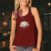 T-shirt rouge SURFLUX de la poète Adiela Akoo