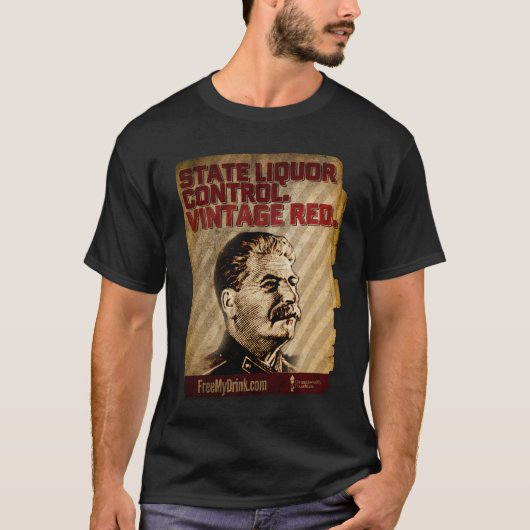 T-shirt Rouge vintage (Devant)