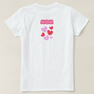 T-shirt Rouges Cœurs Magenta Maman A GAGNÉ VOTRE CŒUR T-Sh
