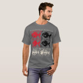 T-shirt Rougets communs noircis (Devant entier)