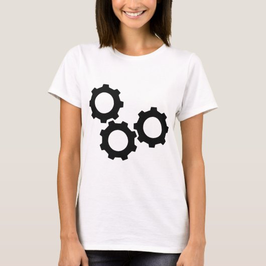 T-shirt rougeur noir (Devant)