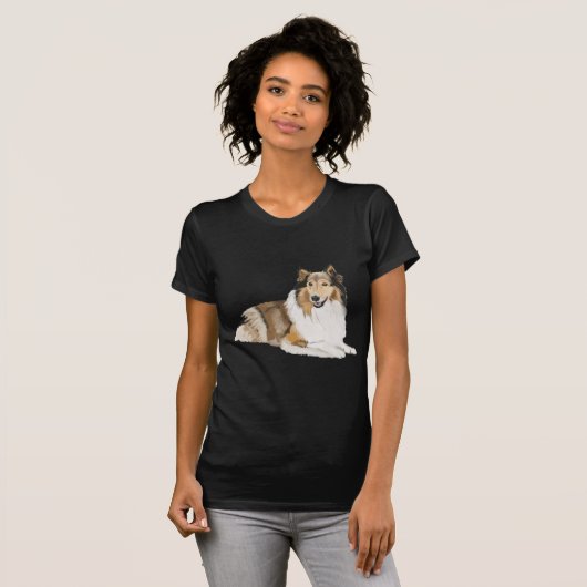 T-shirt Rough Collie (Devant entier)
