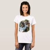 T-shirt Rough Collie Don d'art (Devant entier)