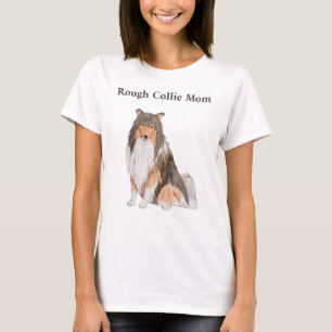 T-shirt Rough Collie Maman Collie Famille Chien Maman