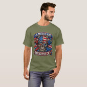 T-SHIRT ROUGHNECK AMÉRICAIN (Devant entier)