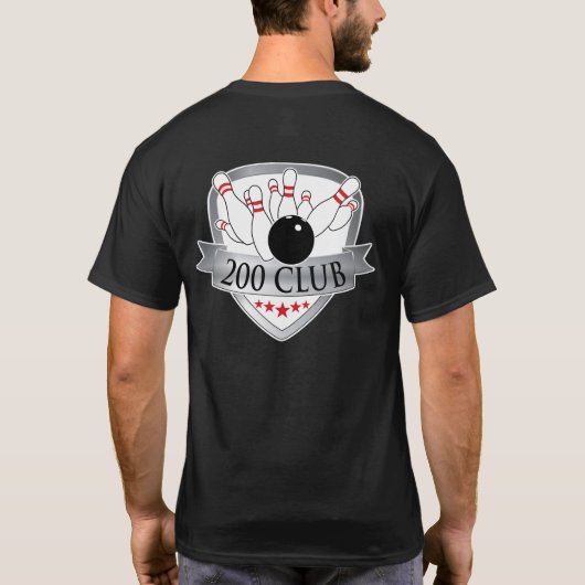 T-shirt Roulant 200 clubs/200+ Jeu - logo/graphique (Dos)