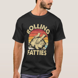 T-shirt Roulants Fatties Gros Chatons Chat Amoureux des An