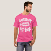 T-shirt Roulé Sur Le Graffiti De L'Ancienne École Rap Hip (Devant entier)