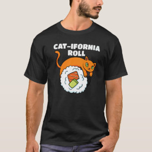 T-shirt Rouleau Californien de Sushi Cuisine Japonaise Ita