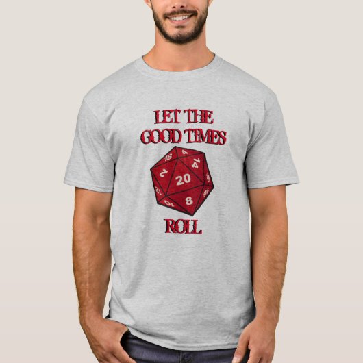 T-shirt Rouleau D&D (Devant)