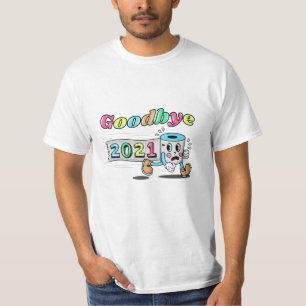 T-shirt Rouleau de papier toilette Au revoir 2021