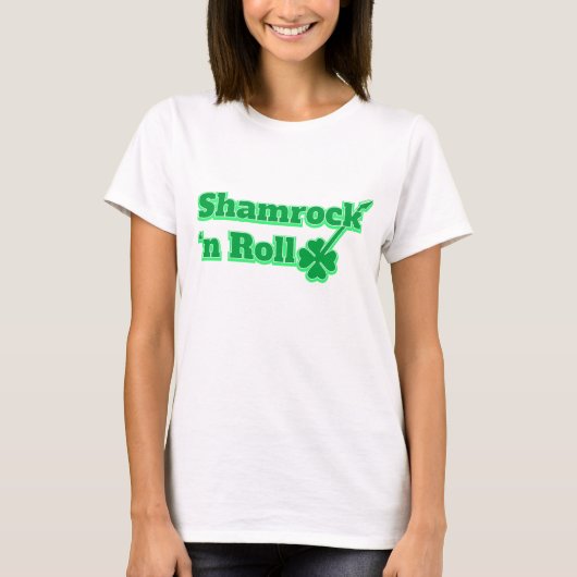 T-shirt Rouleau shamrock (Devant)