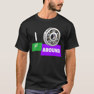 T-shirt Roulement à rouleaux pour contourner le patinage c