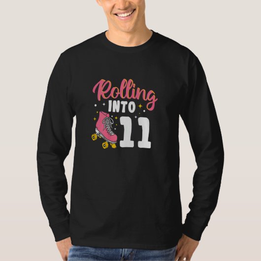 T-shirt Roulement Dans 11 Rouls De Patinage Derby Rouls (Devant)