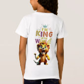 T-Shirt Roulement de Majesté : Lion King Cartoon (Dos)