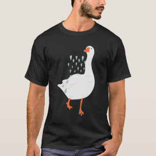 T-shirt Roulement des gouttelettes de pluie de l'oie