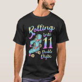 T-shirt Roulement En 11 Double Chiffres Roller Skaters 11è (Devant)