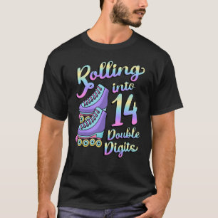 T-shirt Roulement en 14 doubles chiffres Patins à rouleaux