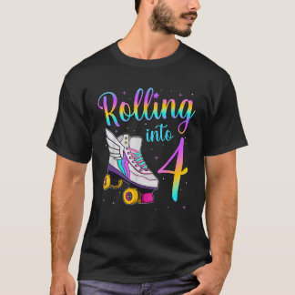 T-shirt Rouler en 4 ans Roulons Je tourne 4 Rolle