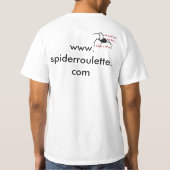 T-shirt Roulette T d'araignée (Dos)