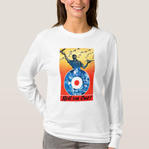 T-shirt Roulez-les corps d'aviation canadien royal