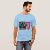 T-Shirt : "🏍️ Roulez Sauvage : ⚡ Performance Avan (Devant entier)
