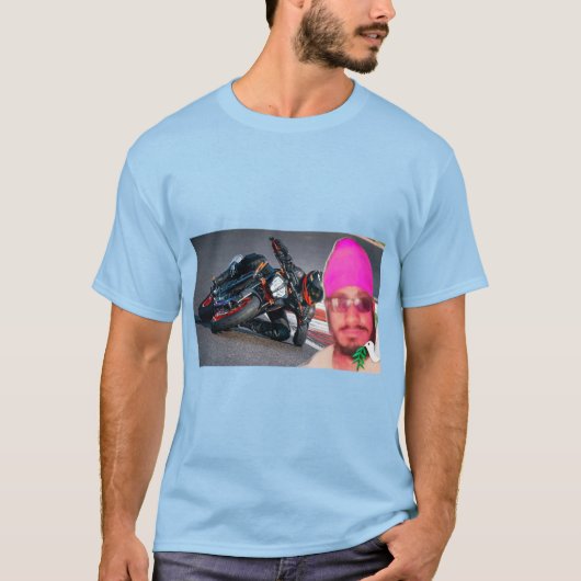 T-Shirt : "🏍️ Roulez Sauvage : ⚡ Performance Avan (Devant)