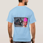 T-Shirt : "🏍️ Roulez Sauvage : ⚡ Performance Avan (Dos)
