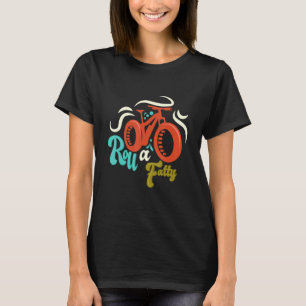 T-shirt Roulez Un Vélo Gros Vélo Fat Pneus Pneus Ebike Mèm