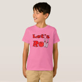 T-shirt Roulons - Chemise de bowling pour enfants (Devant entier)