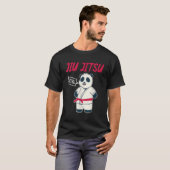 T-shirt Roulons Jiu Jitsu Panda (Devant entier)