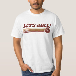 T-shirt Roulons les matrices de jeu de Roleplaying
