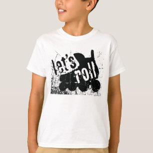 T-shirt Roulons (l'hockey de rouleau)