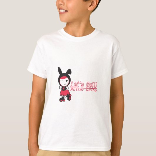 T-shirt Roulons ! Rouleau Derby (Devant)