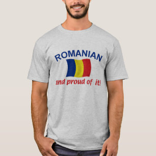 T-shirt Roumain fier