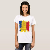 T-shirt Roumanie - Deșteaptă-te, române ! (Devant entier)