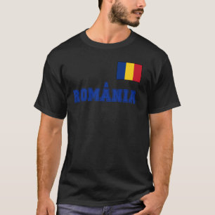 T-shirt Roumanie - Drapeau România Drapeau national sur la
