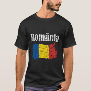 T-shirt Roumanie Drapeau roumain Vintage Graphique Roumani
