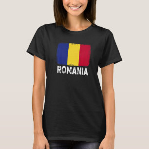 T-shirt Roumanie Drapeau Soutien Roumain Personnes Femmes
