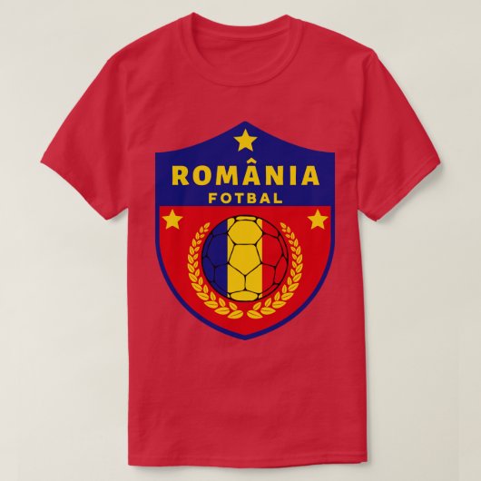 T-shirt Roumanie Fotbal (Design devant)