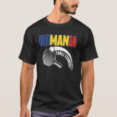 T-shirt Roumanie Table Tennis Support Roumain Ping Pong T (Devant)
