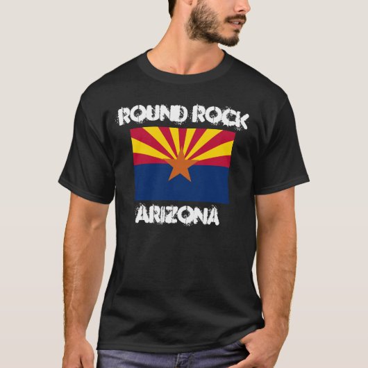 T-shirt Round Rock, Arizona (Devant)