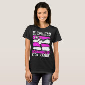 T-shirt Roundhouse Kick Range Kickboxer Kickboxer (Devant entier)