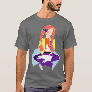 T-shirt rousse fille 15