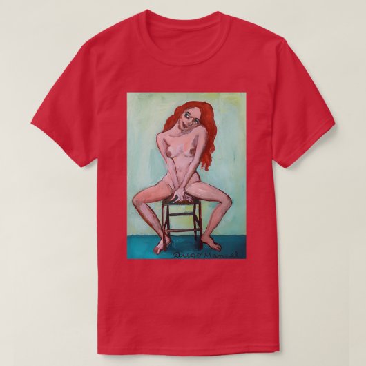T-shirt rousse fille 17 (Design devant)