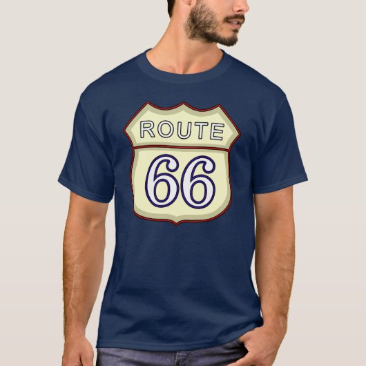 T-shirt route66 (Devant)
