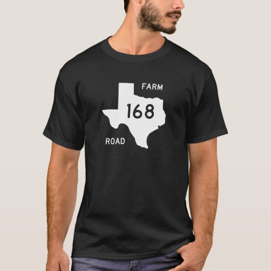 T-shirt Route 168, le Texas, Etats-Unis de Ferme-à-Market (Devant)