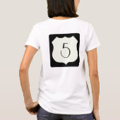 T-shirt Route 5 du Vermont (Dos)