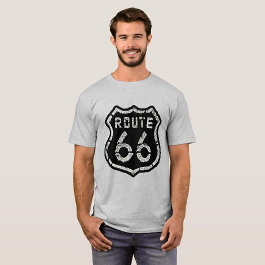 T-shirt Route 66 (Devant entier)